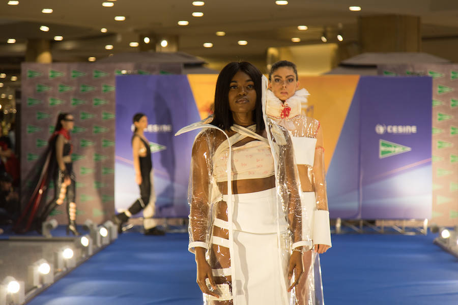 Gran éxito del 'fashion show' de los alumnos de moda de Cesine celebrado en El Corte Inglés