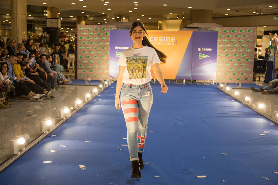 Gran éxito del 'fashion show' de los alumnos de moda de Cesine celebrado en El Corte Inglés