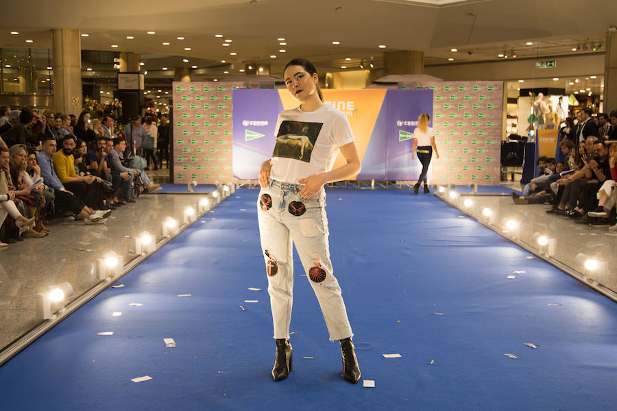 Gran éxito del 'fashion show' de los alumnos de moda de Cesine celebrado en El Corte Inglés