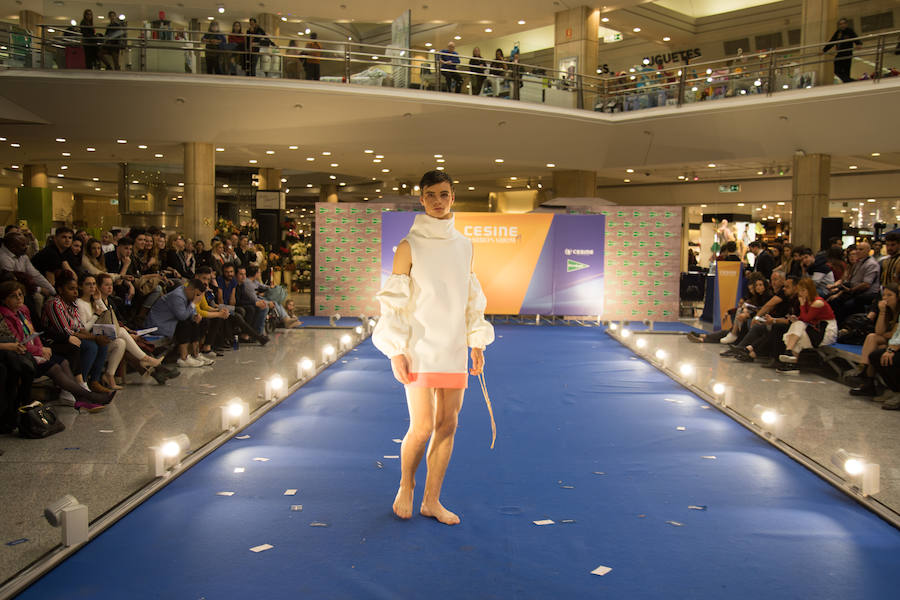 Gran éxito del 'fashion show' de los alumnos de moda de Cesine celebrado en El Corte Inglés