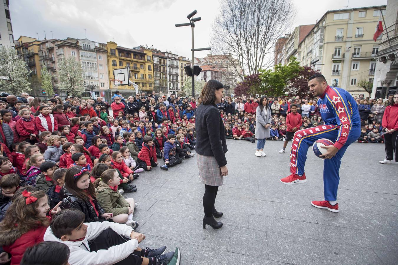 Fotos: Los Globetrottes ya están en Santander