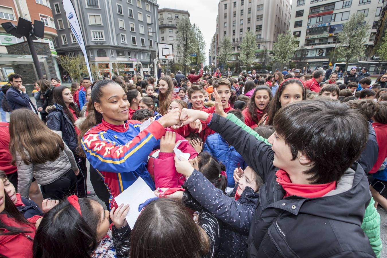 Fotos: Los Globetrottes ya están en Santander