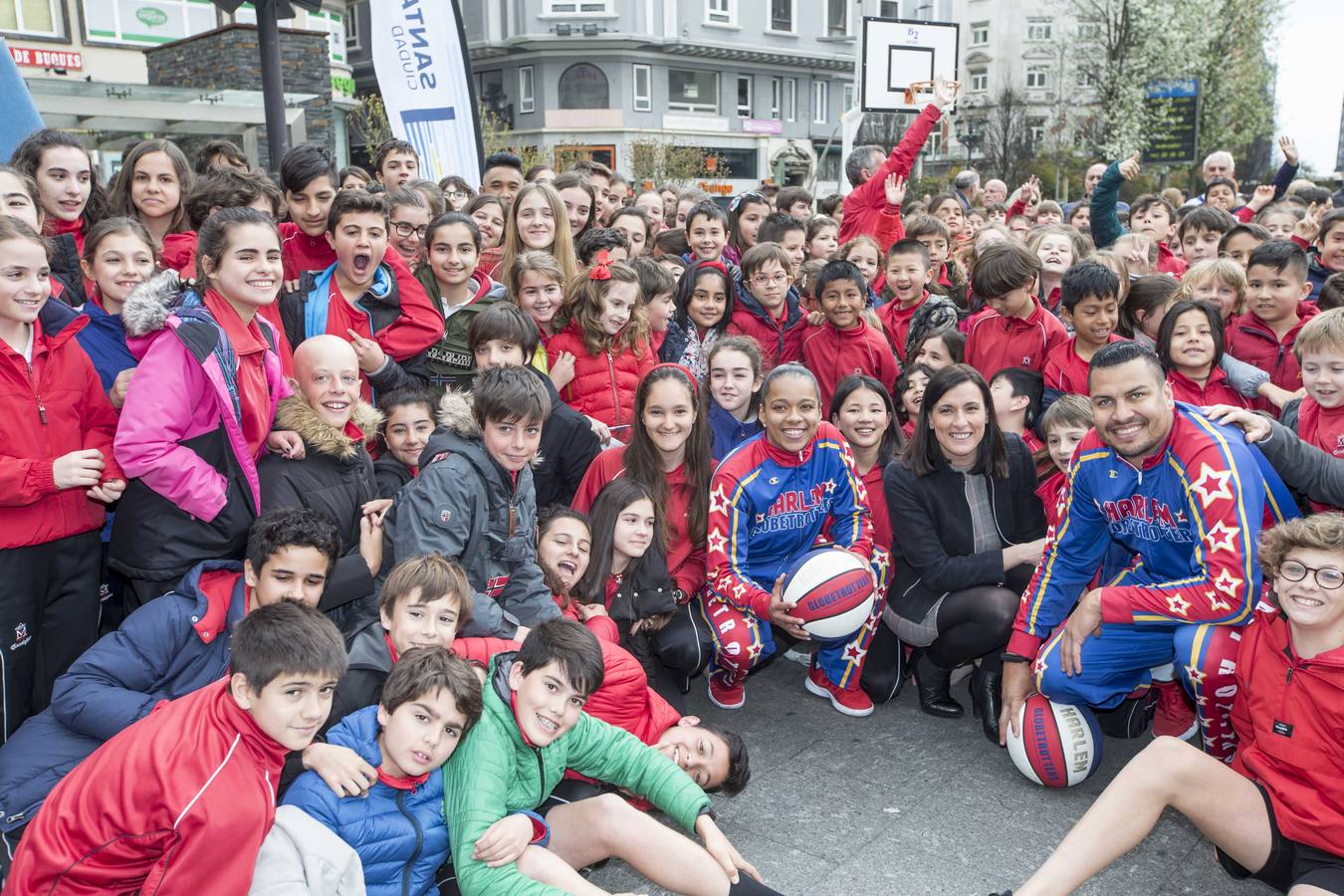 Fotos: Los Globetrottes ya están en Santander