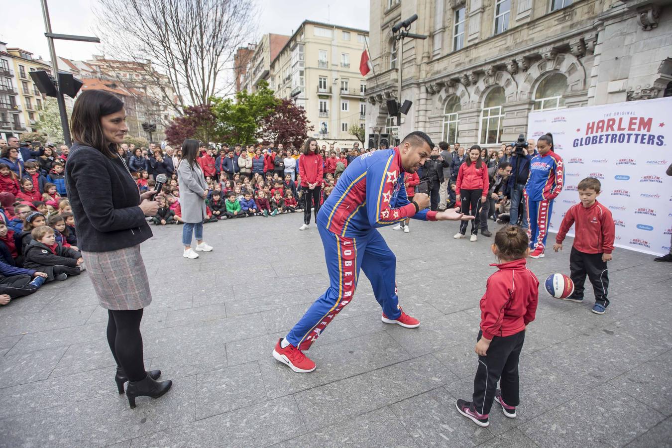 Fotos: Los Globetrottes ya están en Santander