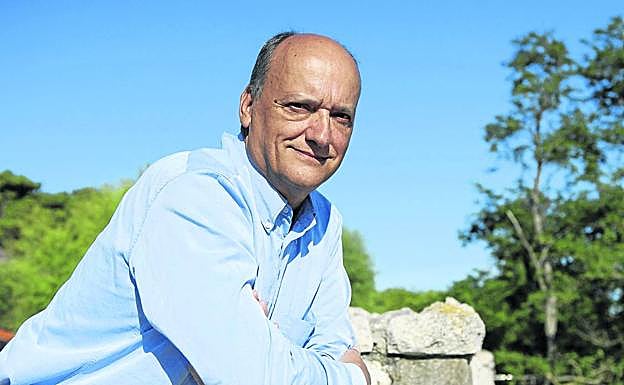 Gustavo Martín Garzo durante una de sus últimas visitas a La Magdalena.