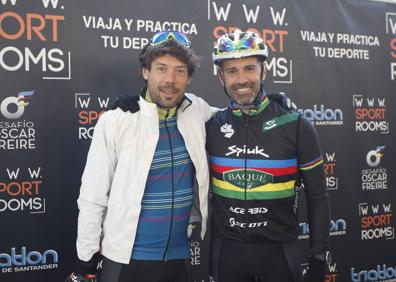 Imagen secundaria 1 - Más de medio millar de ciclistas participan en el &#039;Desafío Óscar Freire&#039;