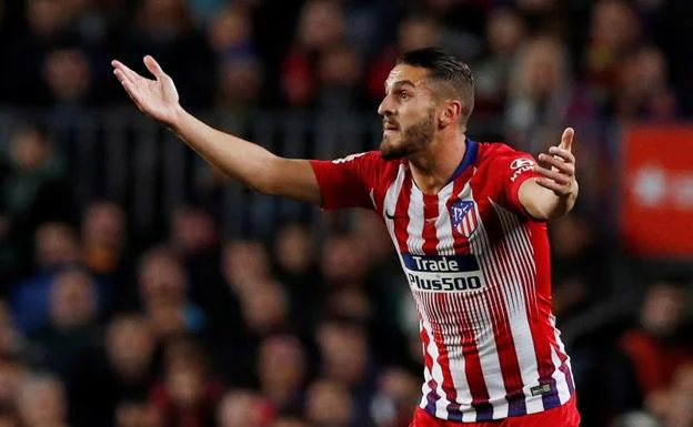 Koke reclama una acción del encuentro.