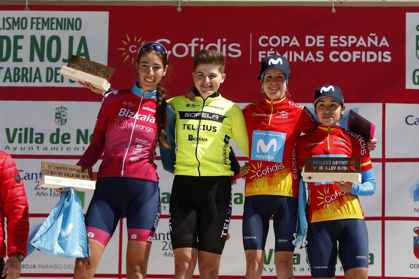 De izquierda a derecha, Sandra Alonso, María Martins, Paula patiño y Lorena Llamas.