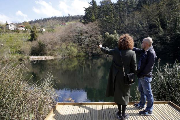 Visita al inicio de los trabajos de conservación del Pozo Tremeo.