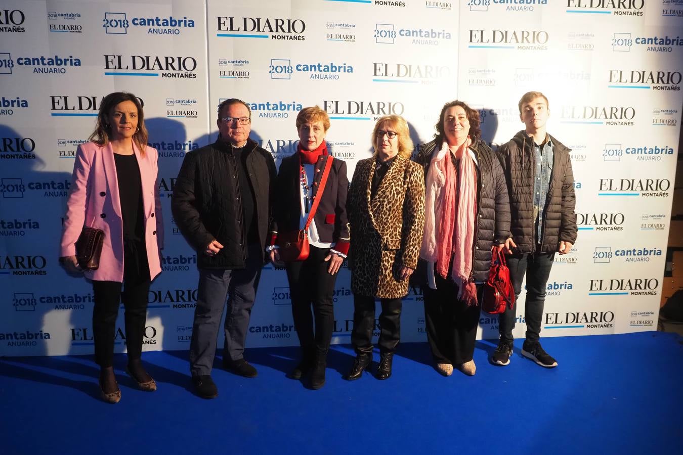 Marián Carbajo, Ricardo Peña, Pilar Busto, Maribel Castillo, Gema García e Ismael Fernández.