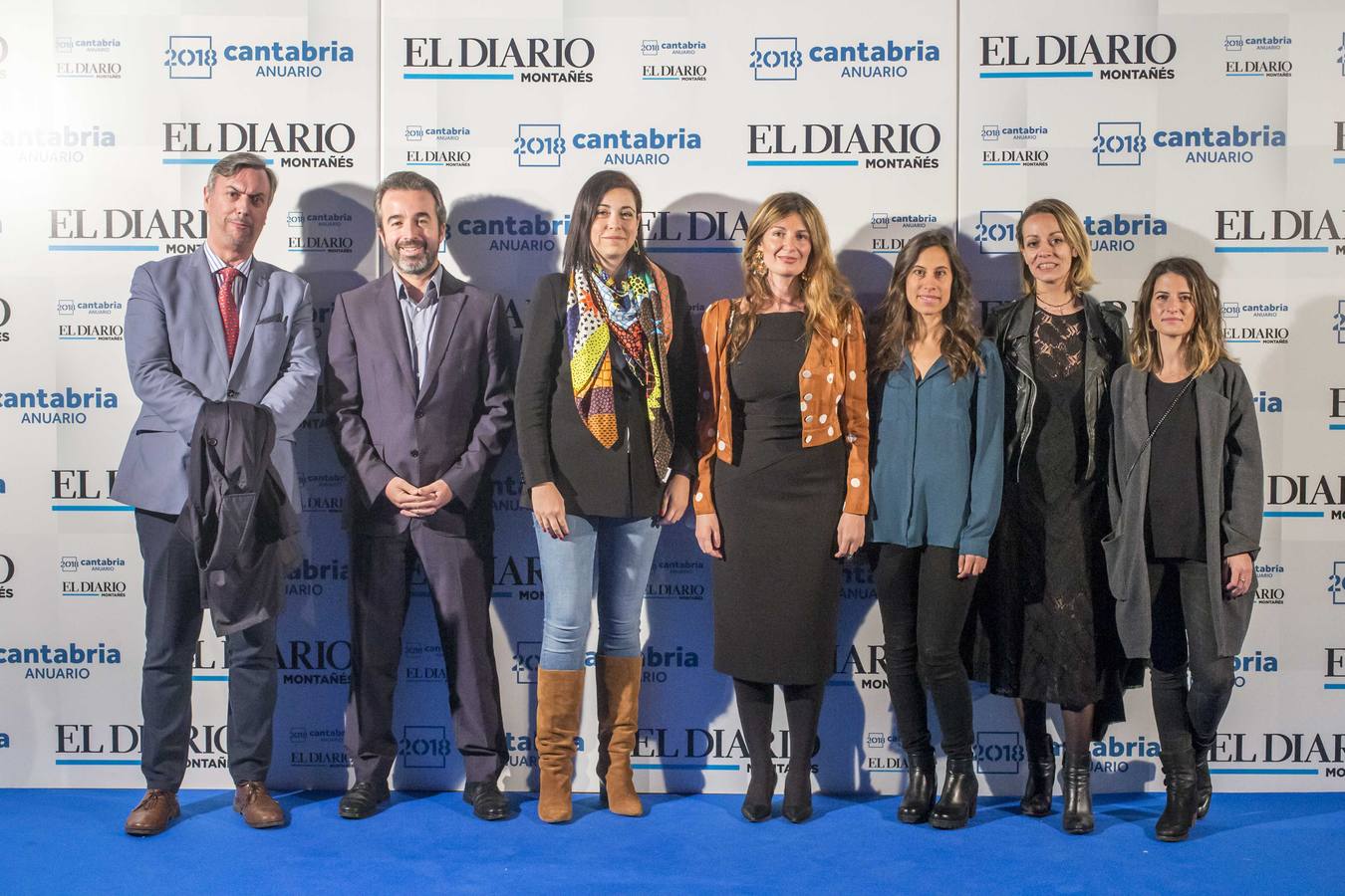 Alejandro Sanz, Juan Luis Vidal, Alicia Bustamante, Silvia Aparicio, Mireia Peláez, Rosa Pérez y Helena Garay. 