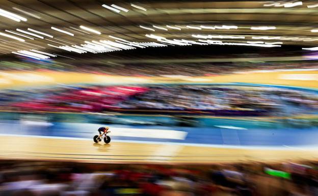 Bradley Wiggins, el día en que estableció el actual récord de la hora. 