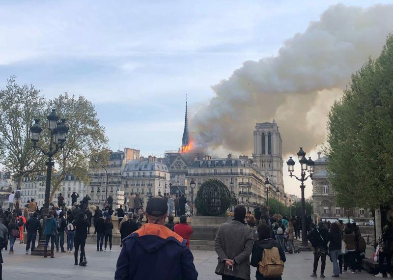 Fotos: El incendio de la catedral de Notre Dame, en imágenes