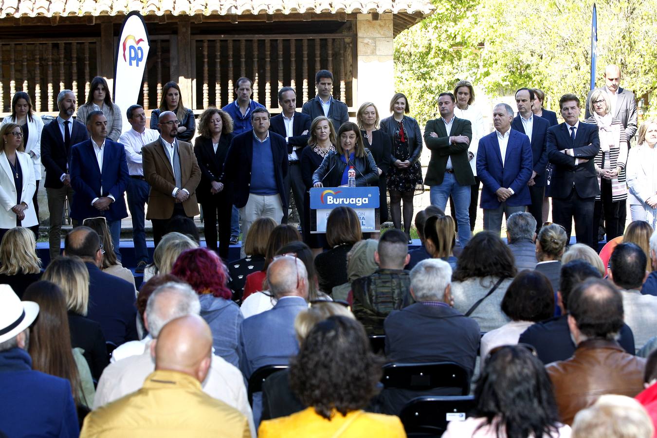 Los populares cántabros han presentado a sus candidatos en la Casa de Juntas de Puente San Miguel, en Reocín.