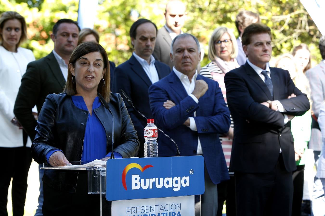 Los populares cántabros han presentado a sus candidatos en la Casa de Juntas de Puente San Miguel, en Reocín.