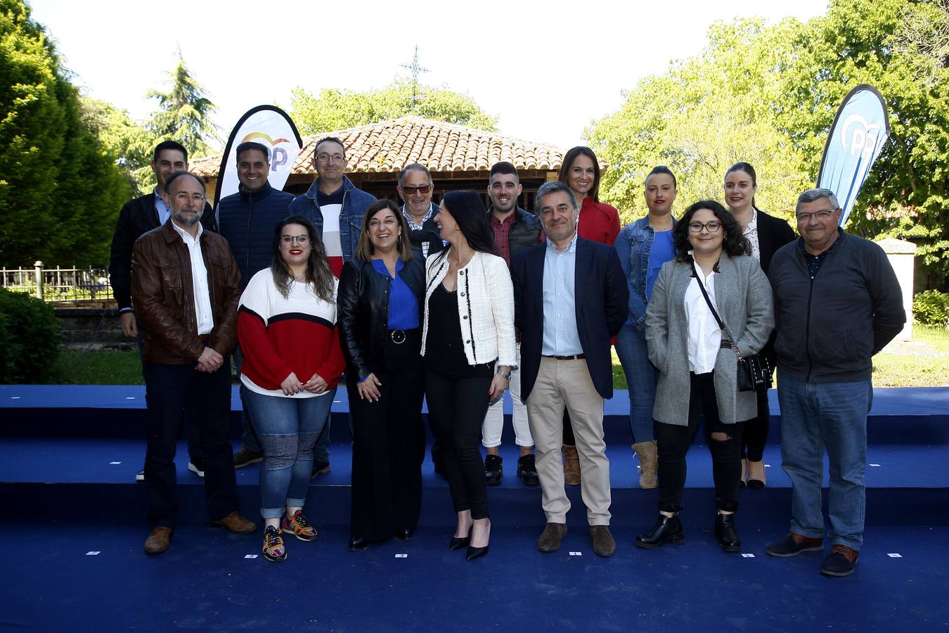 Los populares cántabros han presentado a sus candidatos en la Casa de Juntas de Puente San Miguel, en Reocín.