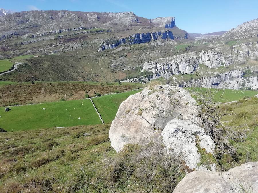 Panorámica desde la parte alta de la ruta