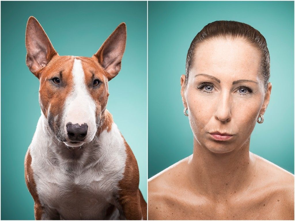 La fotógrafa alemana Ines Opifanti compara las expresiones faciales de las personas y sus amigos de cuatro patas. Así demuestra una curiosa tendencia en la gente, a la hora de escoger sus mascota, ya que muchas veces su elección recae en animales que se les parezcan