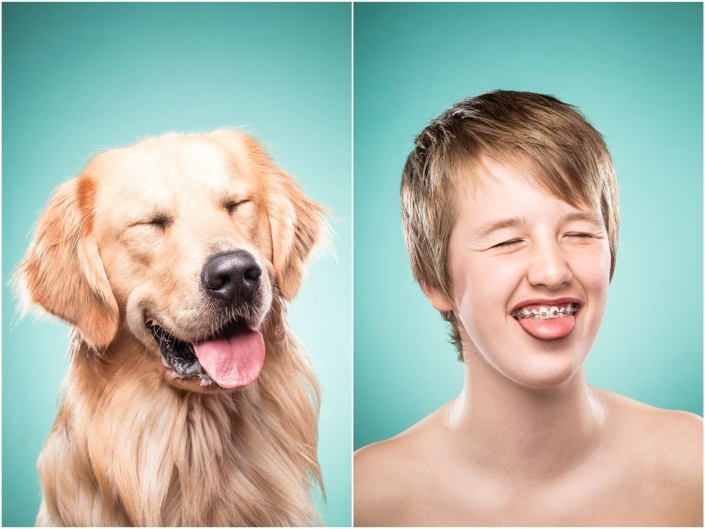 La fotógrafa alemana Ines Opifanti compara las expresiones faciales de las personas y sus amigos de cuatro patas. Así demuestra una curiosa tendencia en la gente, a la hora de escoger sus mascota, ya que muchas veces su elección recae en animales que se les parezcan