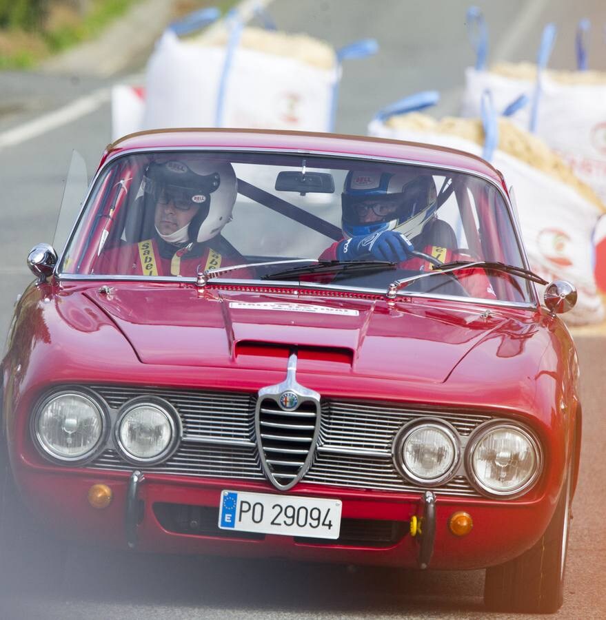 Los clásicos, como este Alfa Romeo, fueron los protagonistas.