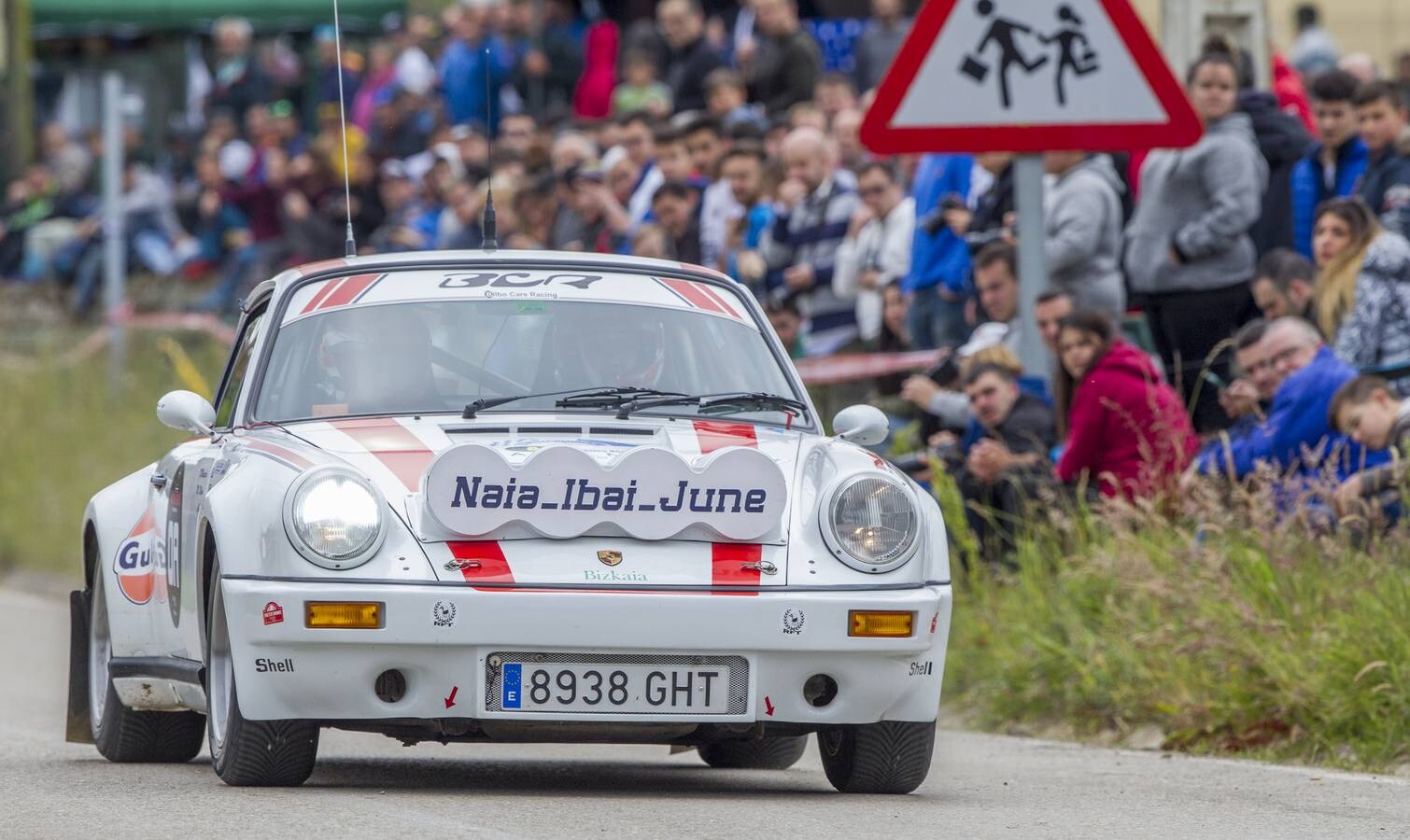 Impresionante primer plano de este Porsche.