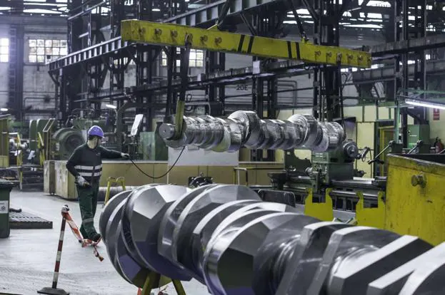 Instalaciones de la planta de grandes piezas de Sidenor en Reinosa.