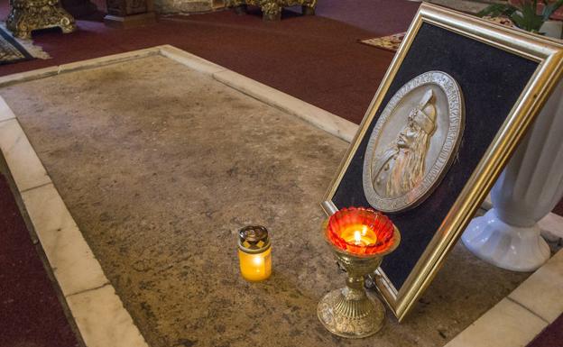 La tumba de Drácula, en el monasterio de Sganov. 