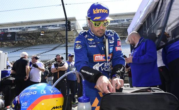 Fernando Alonso, en la Indy Car. 