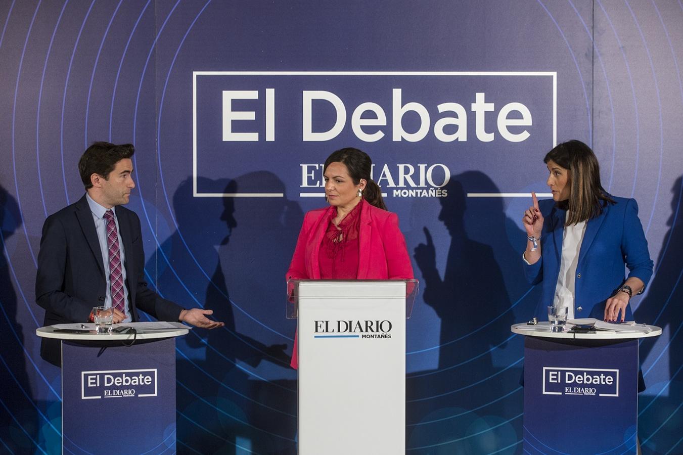 Gema Igual (PP,), Pedro Casares (PSOE), José María Fuentes-Pila (PRC), Javier Ceruti (Ciudadanos), Miguel Saro (Unidas por Santander) y Guillermo Pérez-Cossío (Vox) han participado en el debate organizado por El Diario Montañés.