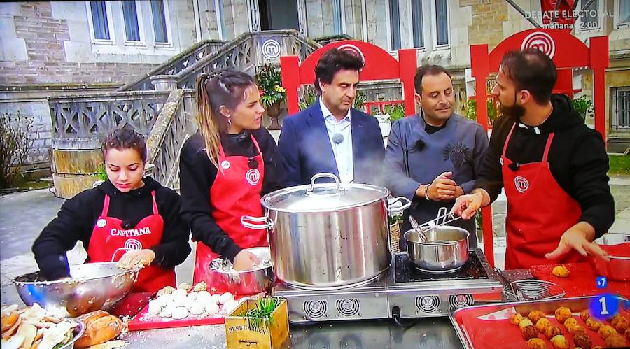 El Palacio de La Magdalena se convirtió en localización de exteriores del 'talent' de cocina de TVE