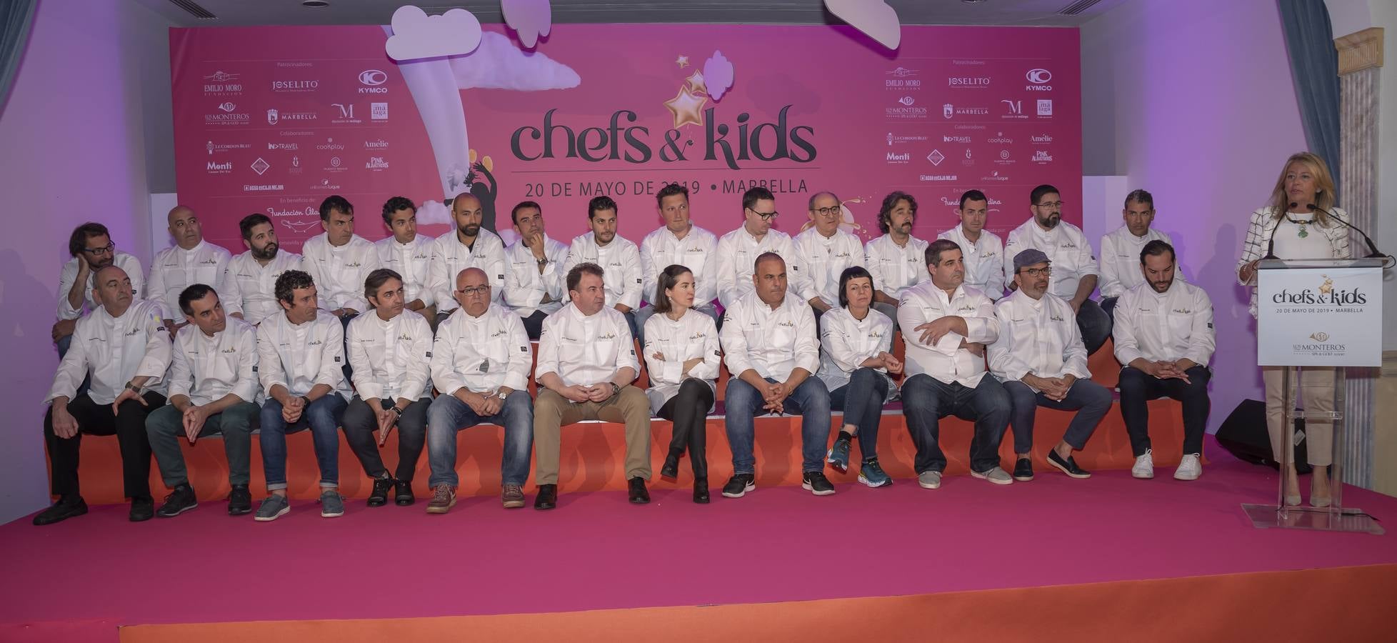 Veintisiete chefs con estrella Michelin cocinan juntos en un evento por la infancia