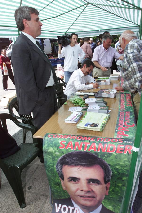 Campaña electoral a la Alcadía de Santander en 1993.