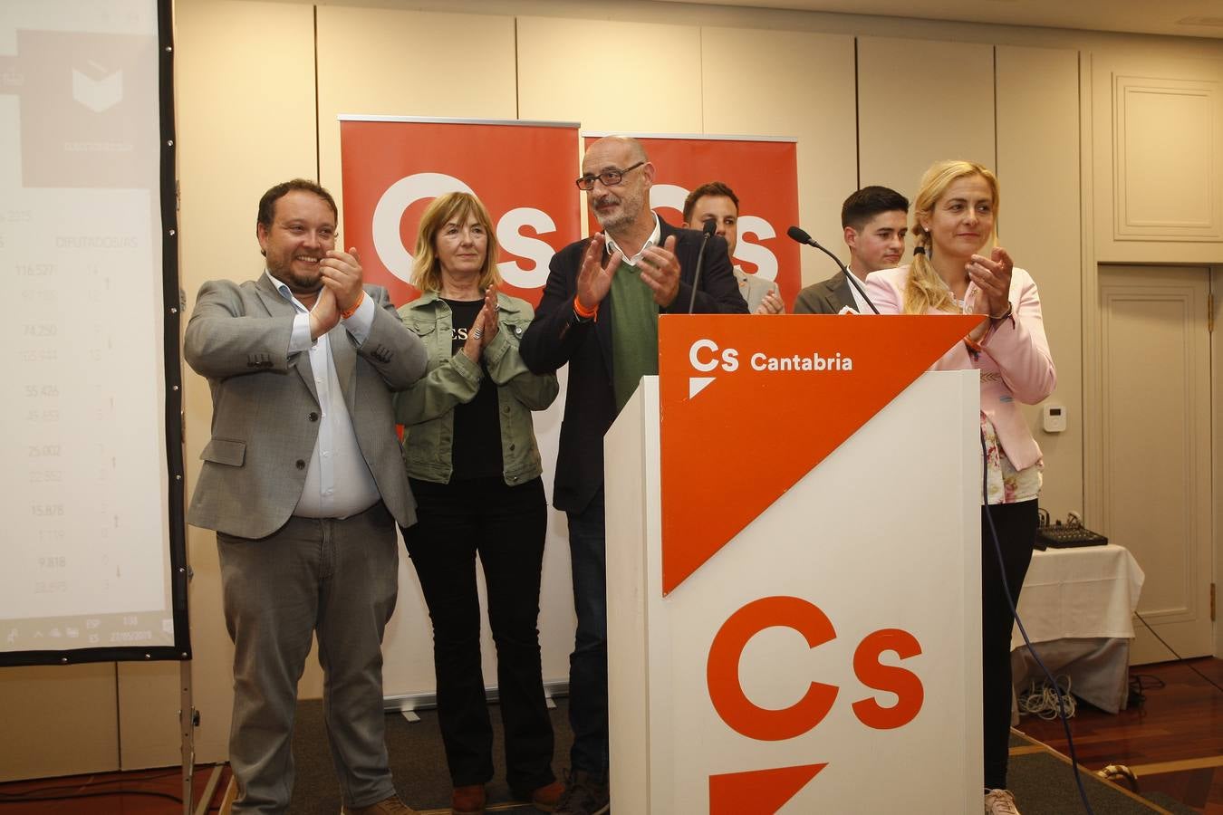 Fotos: En la sede de Cs