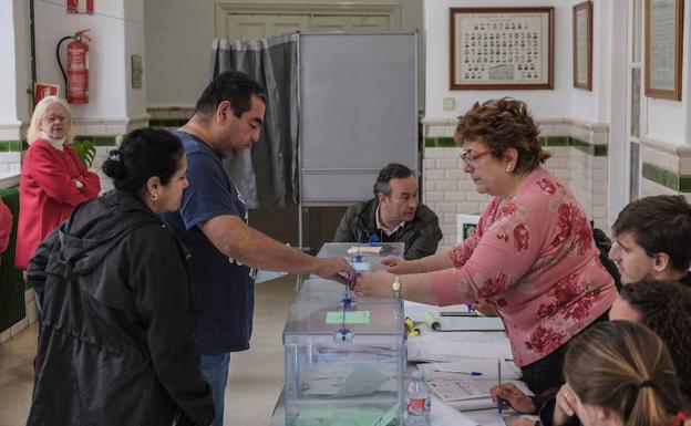 Un colegio electoral, en las elecciones del pasado día 26.