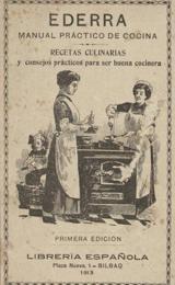 Portada del recetario 'Ederra'.