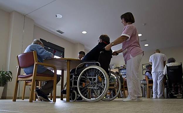 Imagen de archivo de la residencia para personas mayores Ecoplar, ubicada en Maliaño (Camargo). 