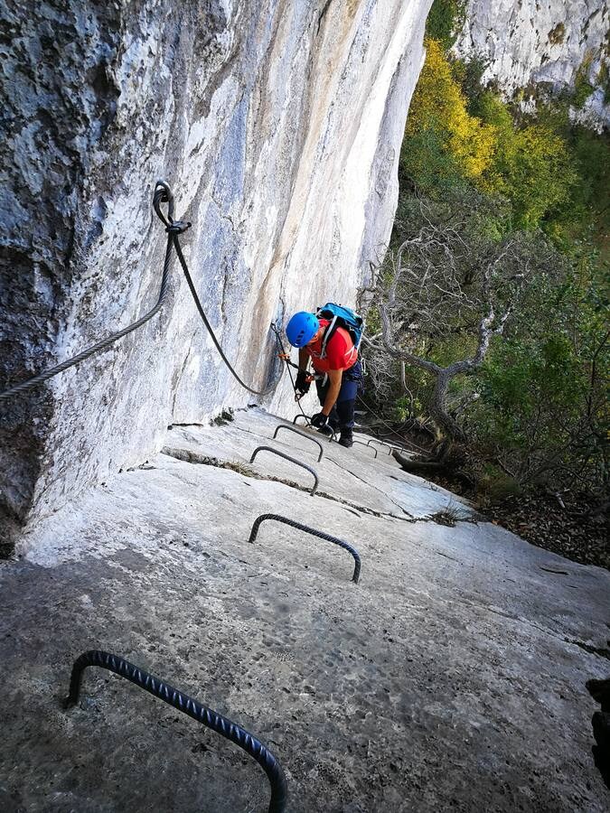 Fotos: Conoce la vía ferrata de La Hermida