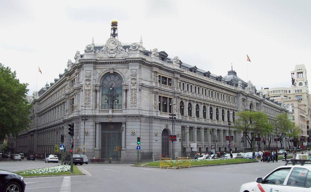 Fachada del Banco de España.