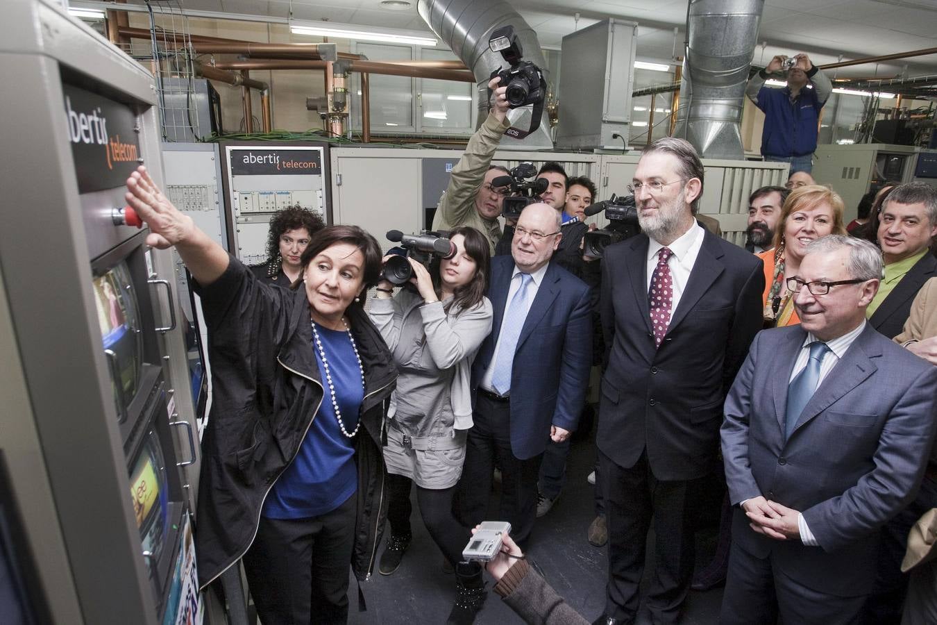 Año 1010. Visita a Abertir Telecom, la operadora de infraestructuras de telecomunicaciones del grupo Abertis.