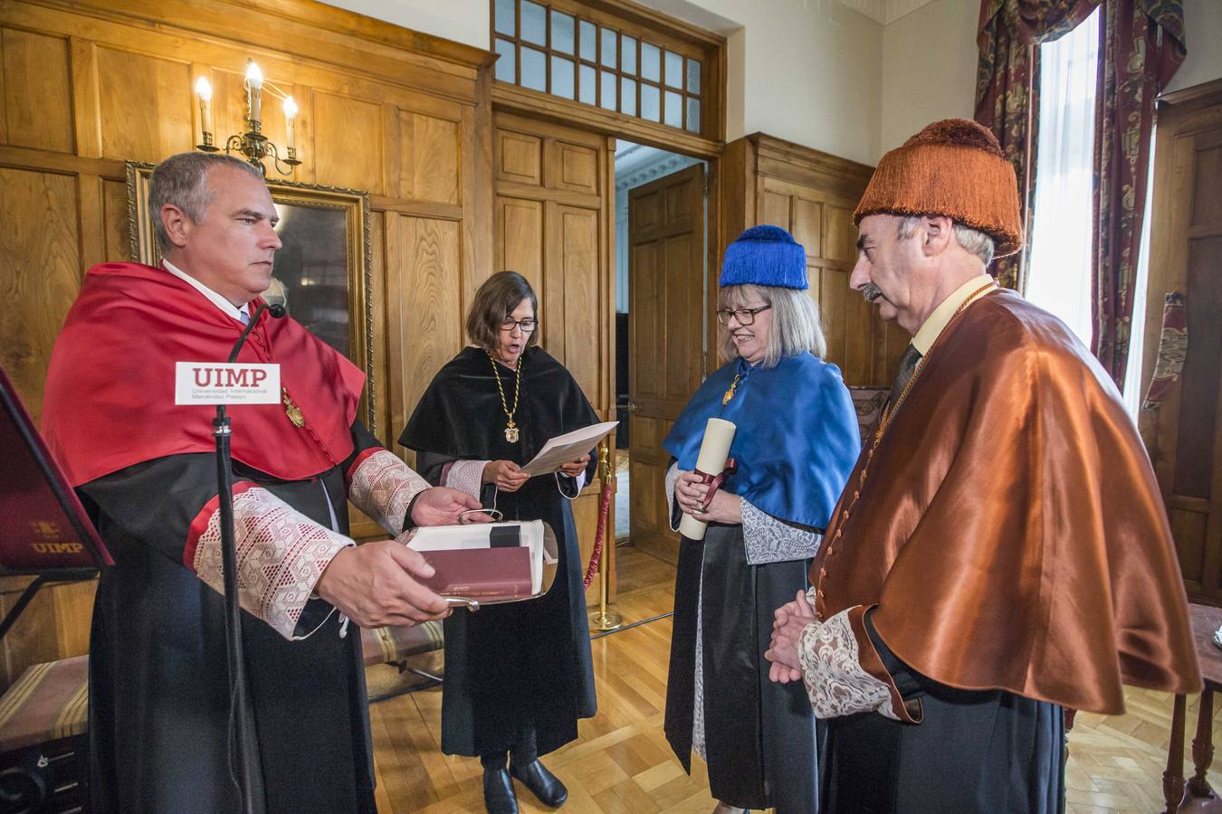 Acto de investidura como doctora Honoris Causa de la Premio Nobel Donna Strickland en el Palacio de la Magdalena