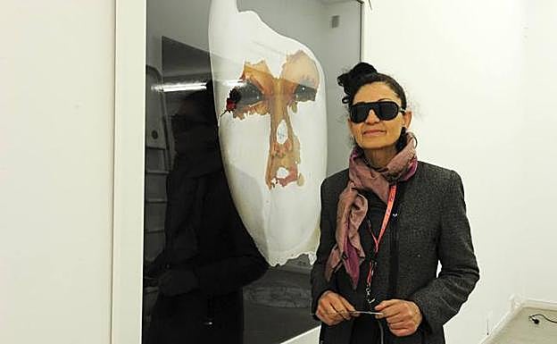 Pilar Cossío, durante una de sus comparecencias en Silió. 