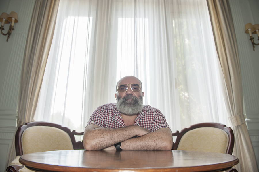 Paco Delgado, este 26 de junio en la UIMP antes de recibir el Premio de Cinematografía de la Universidad Internacional Menéndez Pelayo.