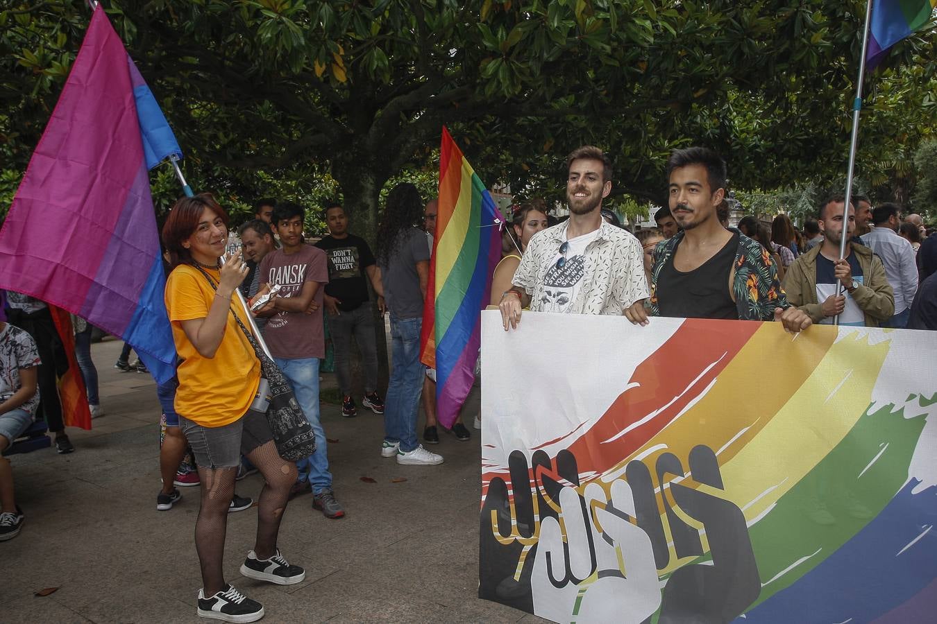 Fotos: La manifestación por el Día del Orgullo por el centro de Santander