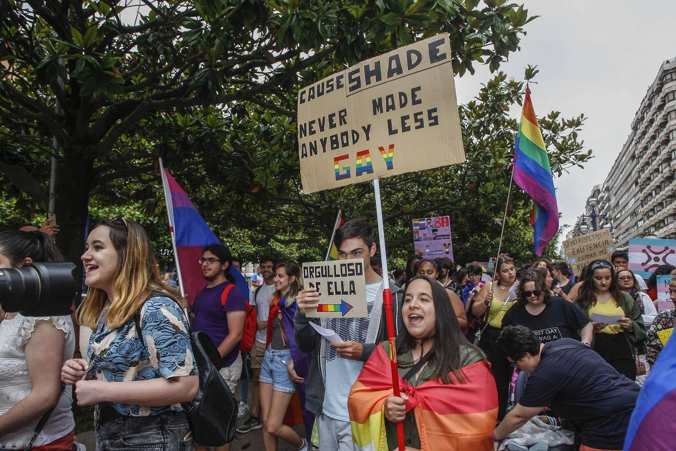 Fotos: La manifestación por el Día del Orgullo por el centro de Santander