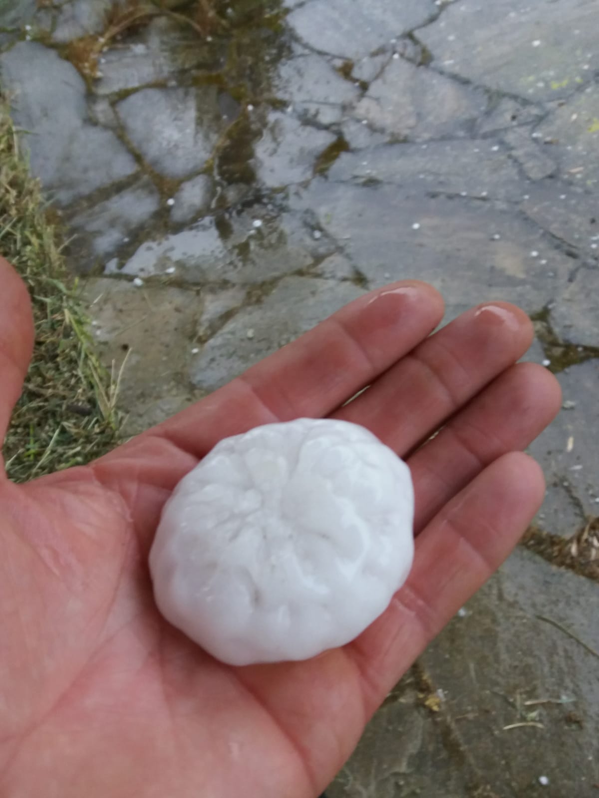 Fotos: Granizos como «pelotas de tenis» en Cabezón de la Sal