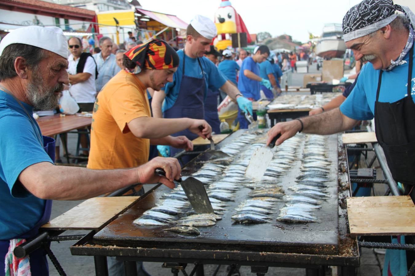 Sardinada en San Vicente de la Barquera