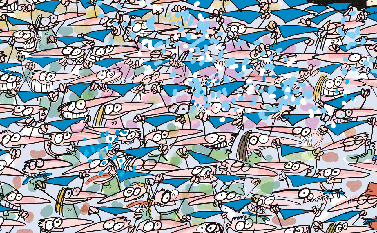 Un telón que cae sólo a medias