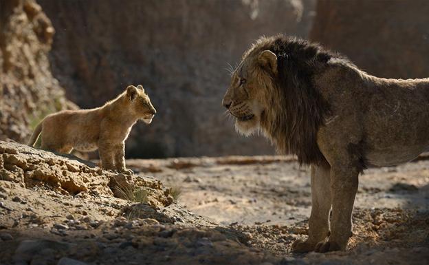 Una imagen de 'El rey león'.