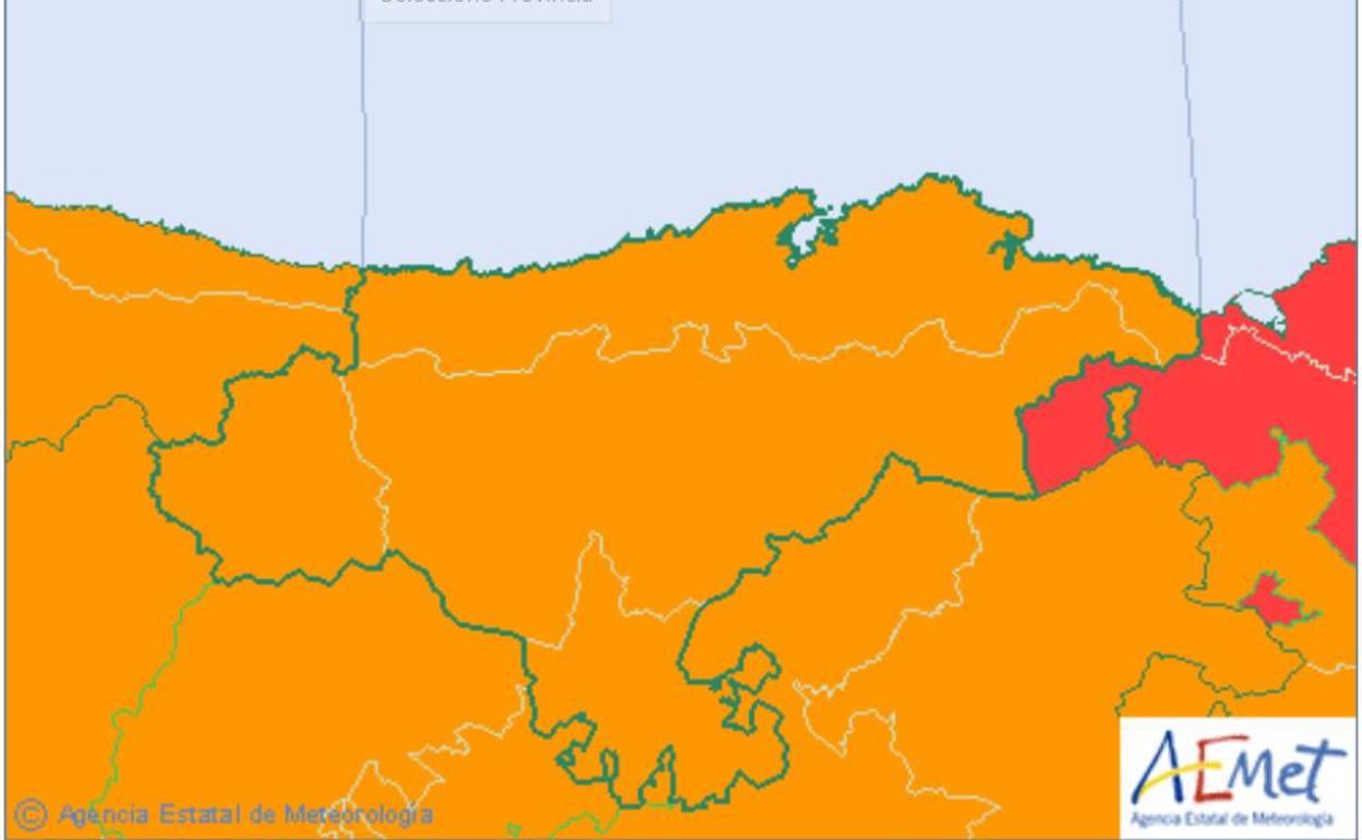 Cantabria, en alerta naranja por tormentas y Ramales alcanza los 39,6 grados