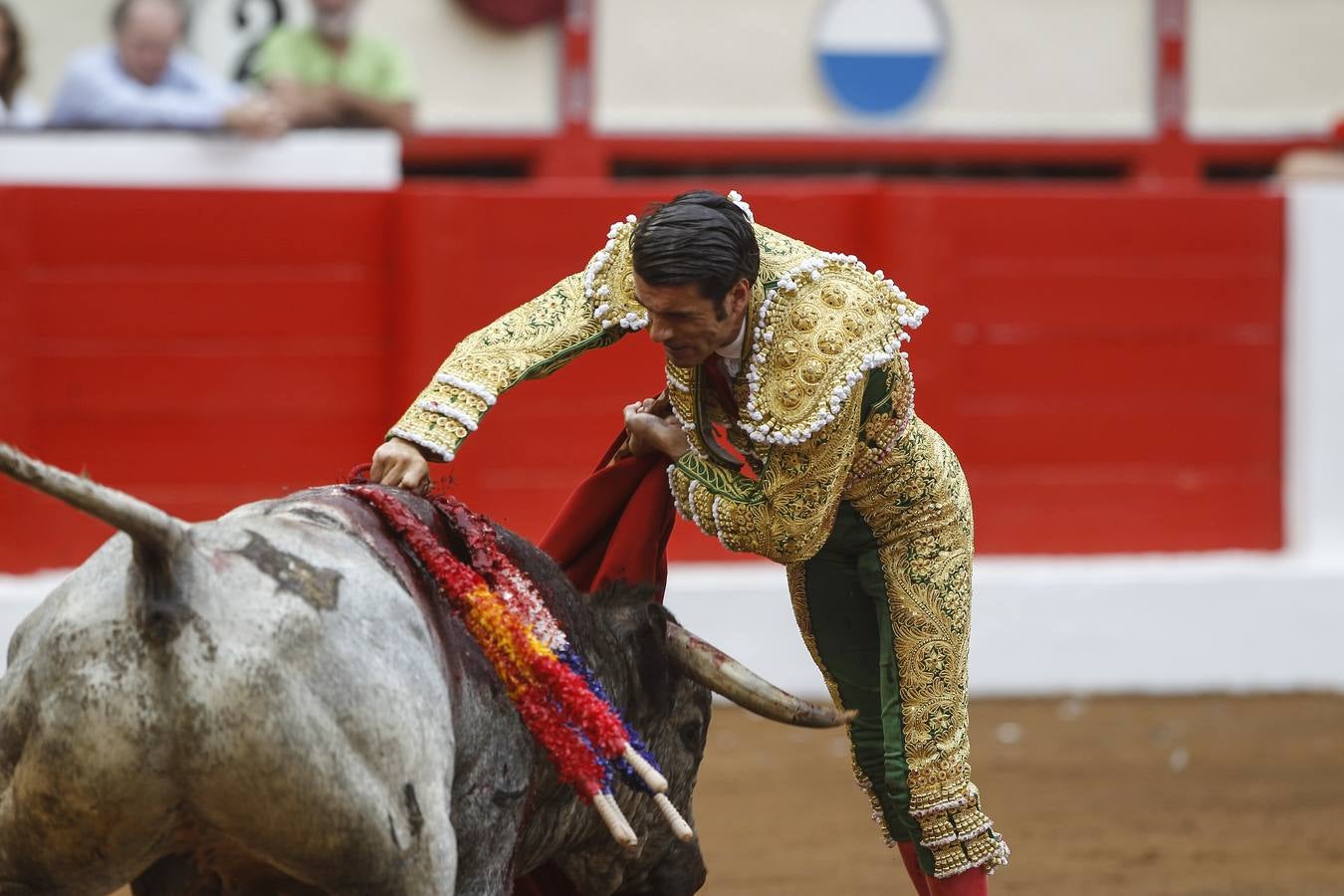 Curro Díaz, Manuel jesús 'El Cid' y Emilio de Justo en el tercer festejo de la Feria de Santiago